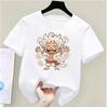 Summer New Arrival One Piece Pattern Tshirt unisex anime print casual shortsleeved fashionable streetwear top Y2K style
