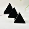 3-7cm Natural Obsidian Pyramid Reiki Energy Stone Decorative Tabletop Decoration Living Room Mineral Triangle Crystals  Decor