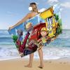 Towel B-BuilderS The Beach Bath Quick-Drying Lightweight Portable B-BobS Sauna Camping Swim Cute Pool Cartoon Travel