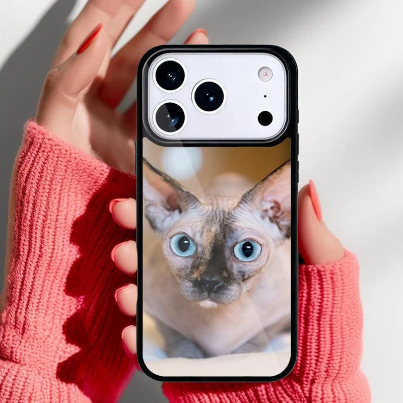 Sphynx Sphinx Cat Phone Case for iPhone 17 Air 16e 15 14 13 Pro Max Back Cover for 12 11 Pro Coque