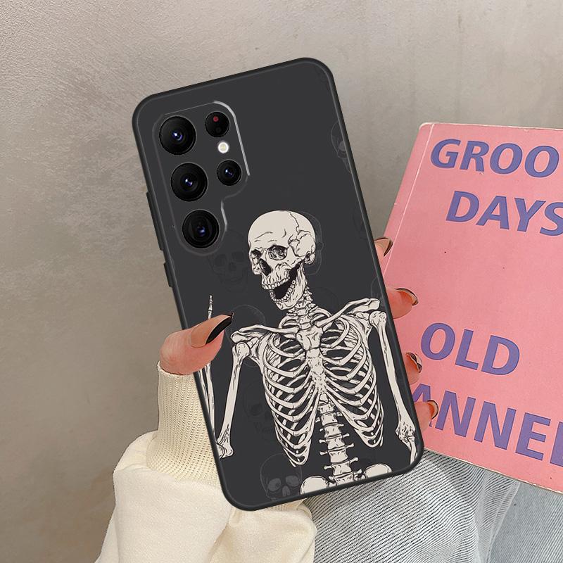 Medical Skeleton Anatomy Case For Samsung Galaxy S25 Ultra S20 S21 S22 S23 S24 Ultra S9 S10 Plus S25 FE Cover Coque