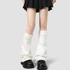 1 Pair Leg Warmer New Japanese Knit Socks Calf Gaiters Heap Heap Socks Cute Lolita Socks Sweet Girl Knitted Foot Cover