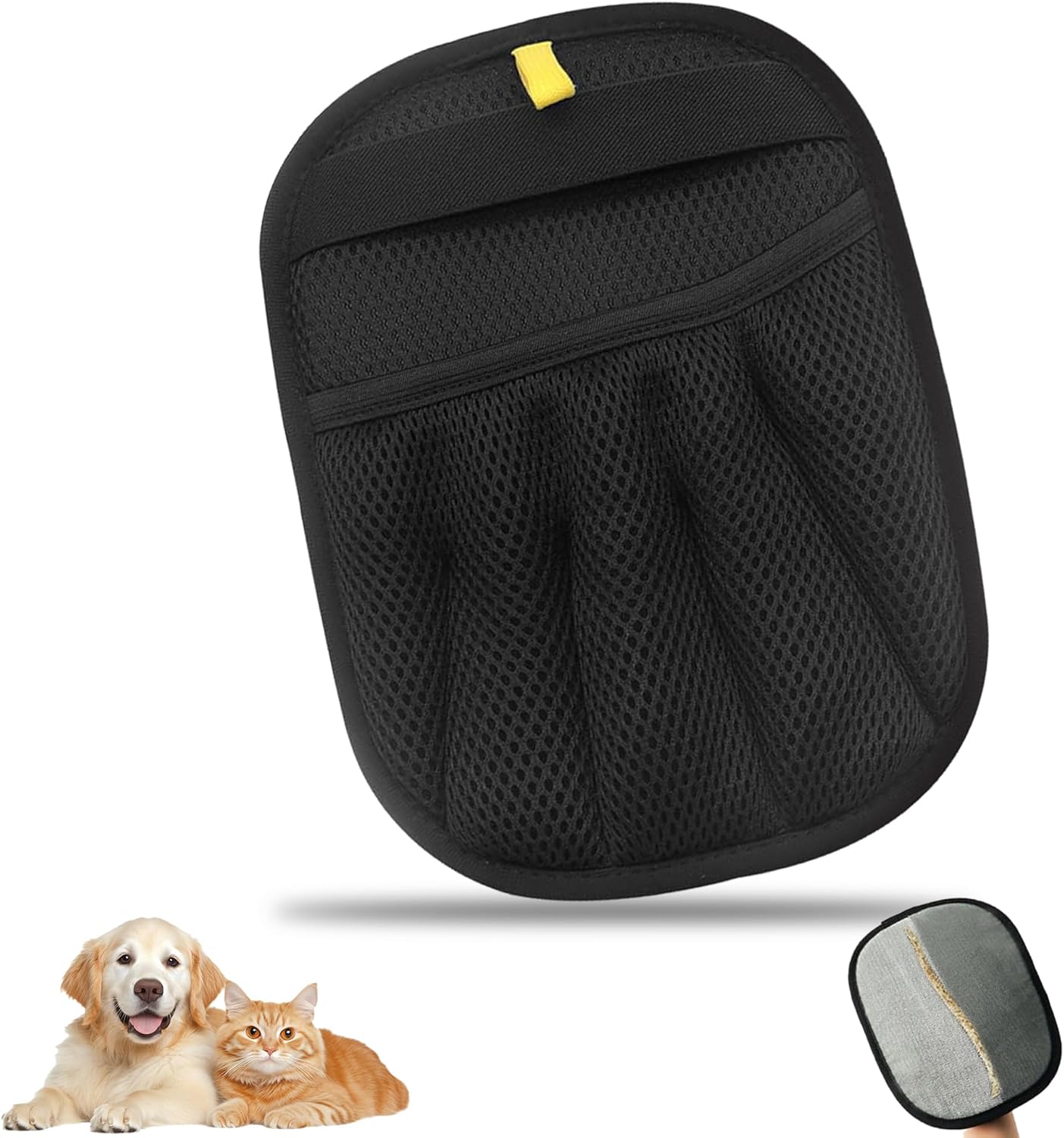 

Перчатка для удаления шерсти домашних животных, Магнитная перчатка для шерсти, Многоразовая перчатка для удаления шерсти домашних животных Антистатическая для диванов Одежда Чистка Удаление (Упаковка из 2 шт.)