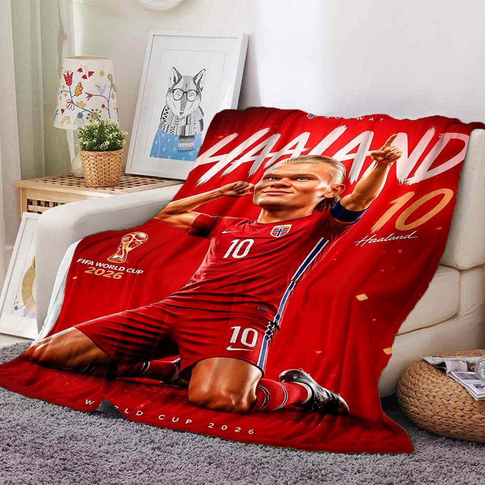 Willkommen Manchester City Decken Flanell Bedruckt Atmungsaktiv Warm Überwurfdecke für Zuhause Büro Tagesdecken 0708a74