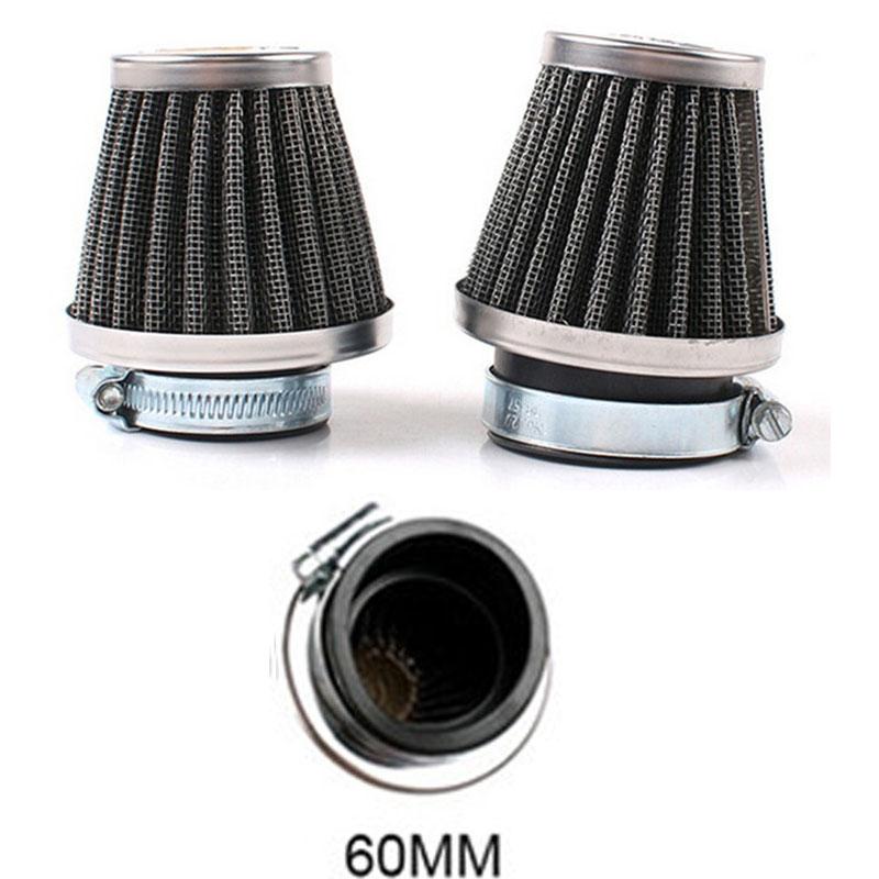 Motorcycle Air Filter Mushroom Head Filters Universal 35mm 44mm 50mm 54mm 60mm Motorcycle Air Intake Filter Cleaner Black