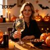 Regalo Tematico per Compleanni Halloween Bicchiere da Vino, Gatto Fantasma Spettrale Strega Zucca Bicchiere da Bevanda Accessori Unici per Home Bar Vini, Cocktail,