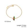 EUEAVAN Martinique Island Map Bracelets for Women Stainless Steel Gold/Silver Color Charm Fashion Country Map Jewelry Gift