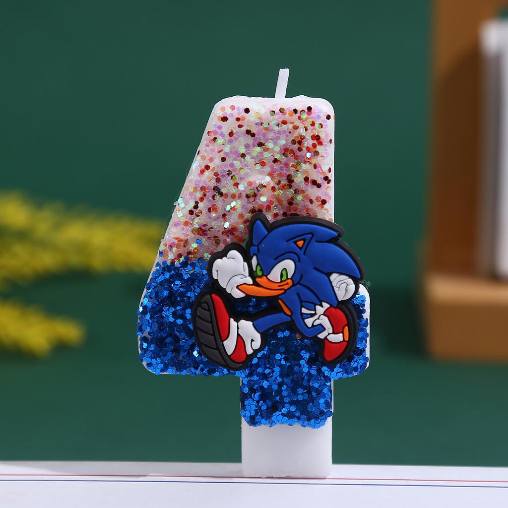 Cute Cartoon Digital Candles, Birthday Candles, Party Decorations