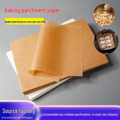 Hochtemperatur-braunes Backpapier aus Silikon für Backen, Grillen und Heißluftfritteuse
