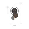 Living Room LED Wall Clock Modern Luxury Mute Number Clocks Interior Stylish Elegant Clock Nordic Large Wall Watch Room Decor