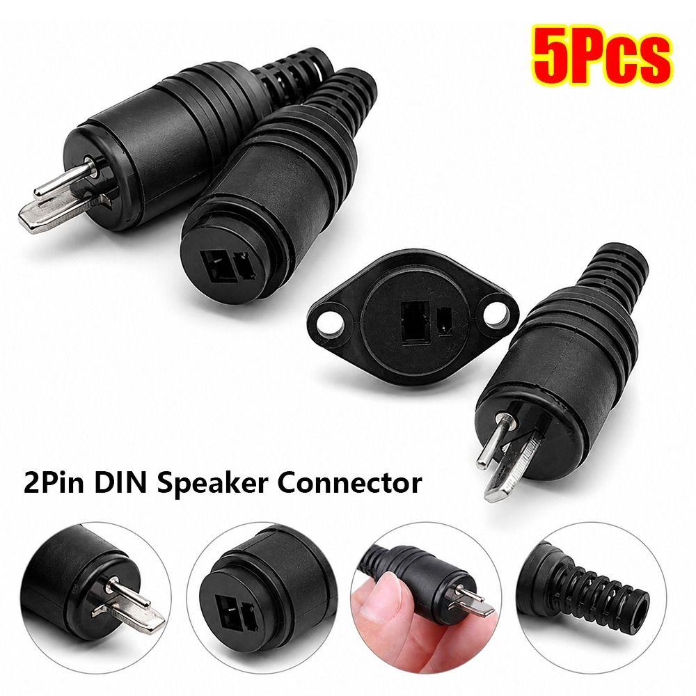5Pcs 22mm Mount Hole Distance HiFi Audio Male Female Socket  Loudspeaker Equipment Use