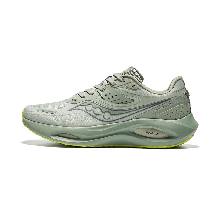 Saucony Phoenix LS Casual Comfortable Non-Slip Durable Low-Top Running Shoes Men Running Shoes Green S28202-3