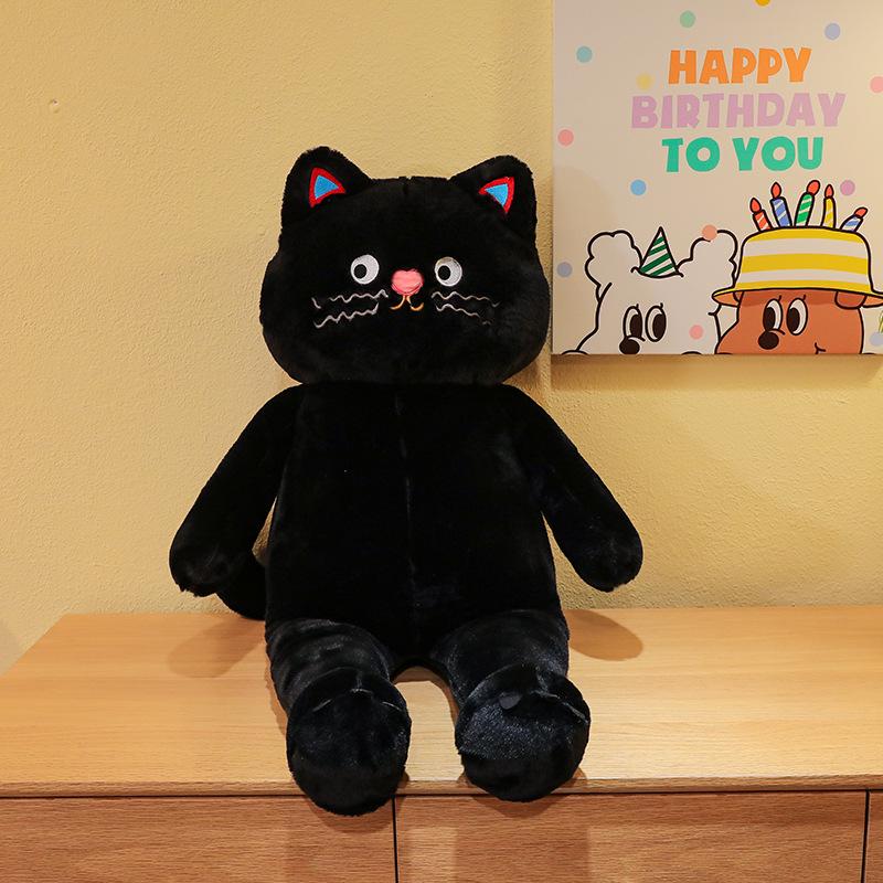 

Очаровательная плюшевая игрушка-подушка в горошек - Идеальный подарок для девочек 40cm 0.22kg чёрный