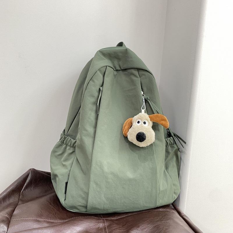 Travel lightweight advanced sense niche backpack college student commuter junior high school girls schoolbag Japanese and Korean simple backpack
