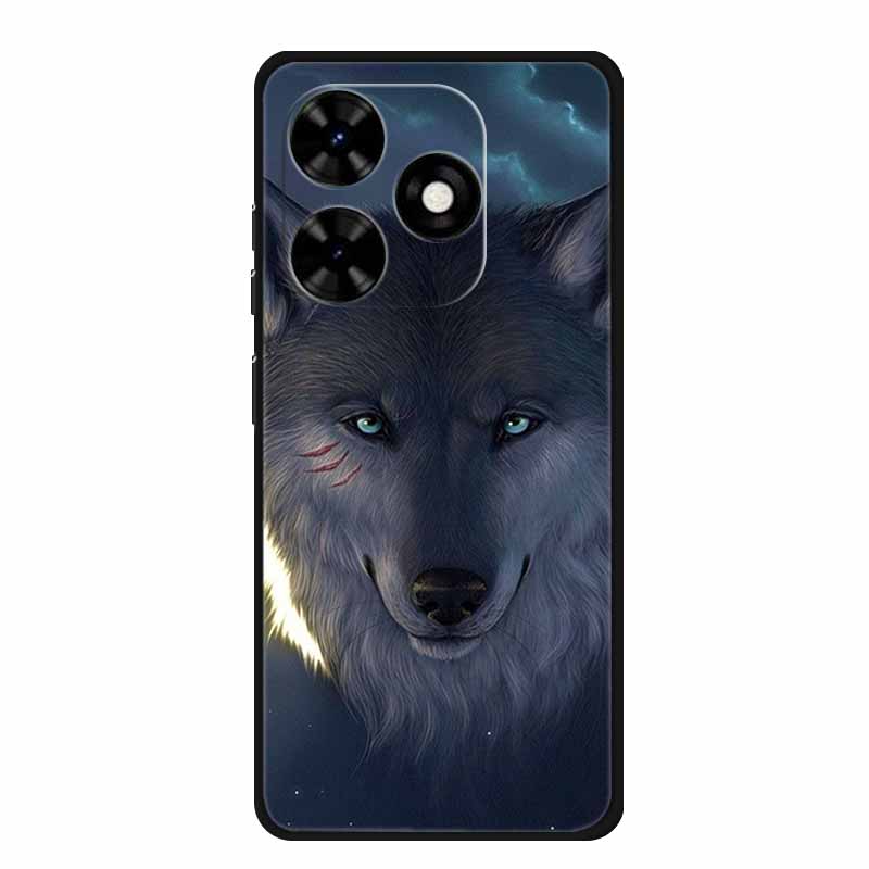 For Tecno Spark Go 2024 Case Luxury TPU Silicone Soft Back Cover Phone Cases for Tecno SparkGo 2024 BG6 Shockproof Flower Fundas