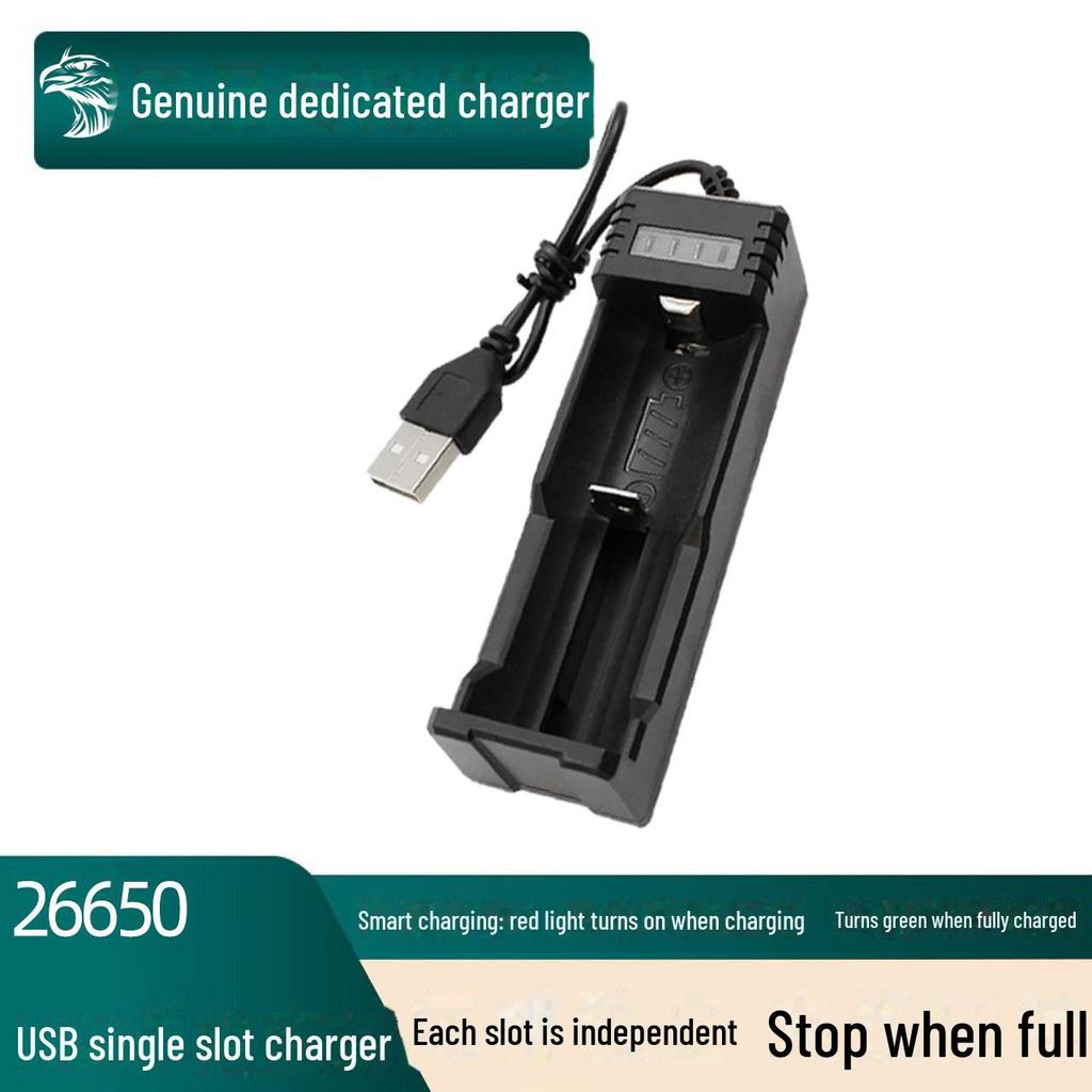 Smart Fast Charge 18650 Lithium Battery USB Charger with Flashlight, Multi-Slot Charging Box At 4.2V/3.7V