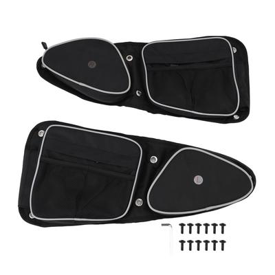 UTV Side Door Bag with Knee Pad Oxford Cloth Driver and Passenger Side Storage Bag Set Replacement