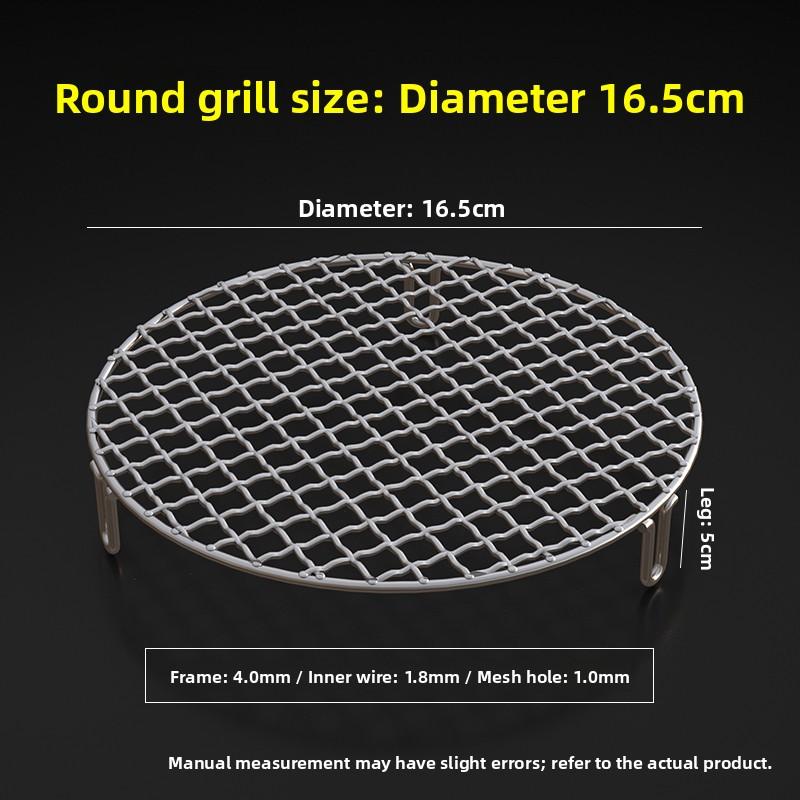 Food Grade 304 Stainless Steel Square Grill Mesh Pork Smoking Rack Charcoal Grill Cooking Tool for Indoor And Outdoor BBQ