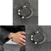 Handmade Geometric Volcano Stone Bracelet For Women Summer Gift Fashion Accessory