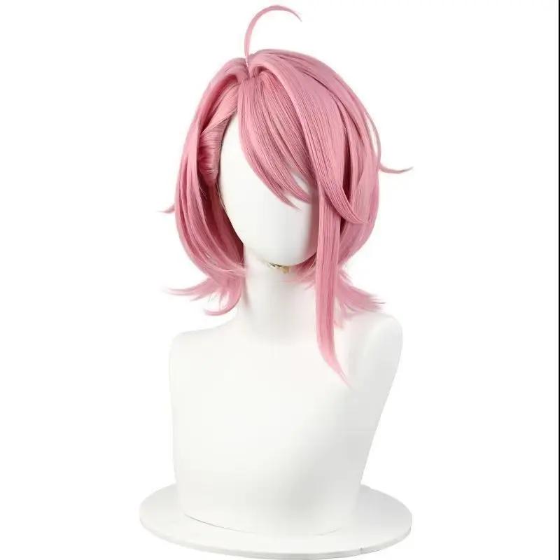 Costume de Cosplay Anime Shiratori Aira Uniforme Scolaire Jupe Pull Cravate avec Chaussettes Tenue de Jeu de Rôle Tenue Complète Halloween XXXL pink