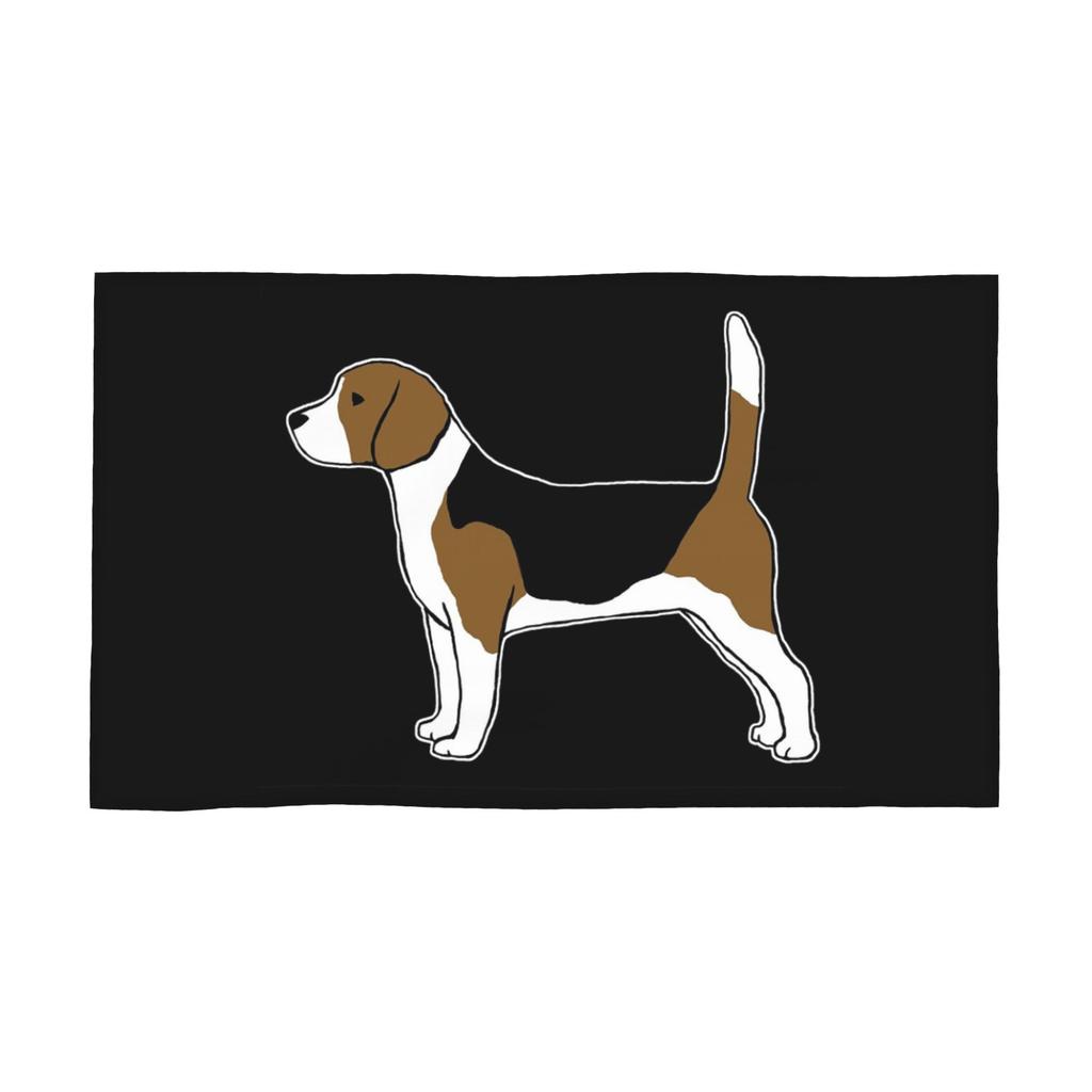 Beagle Soft Face Towel Quick Dry Pool Bath Cotton Towels Absorbent