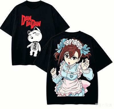 Dandadan Anime Lover T-shirt Harajuku Cotton New?Model High Street Retro Oversized Unisex Class