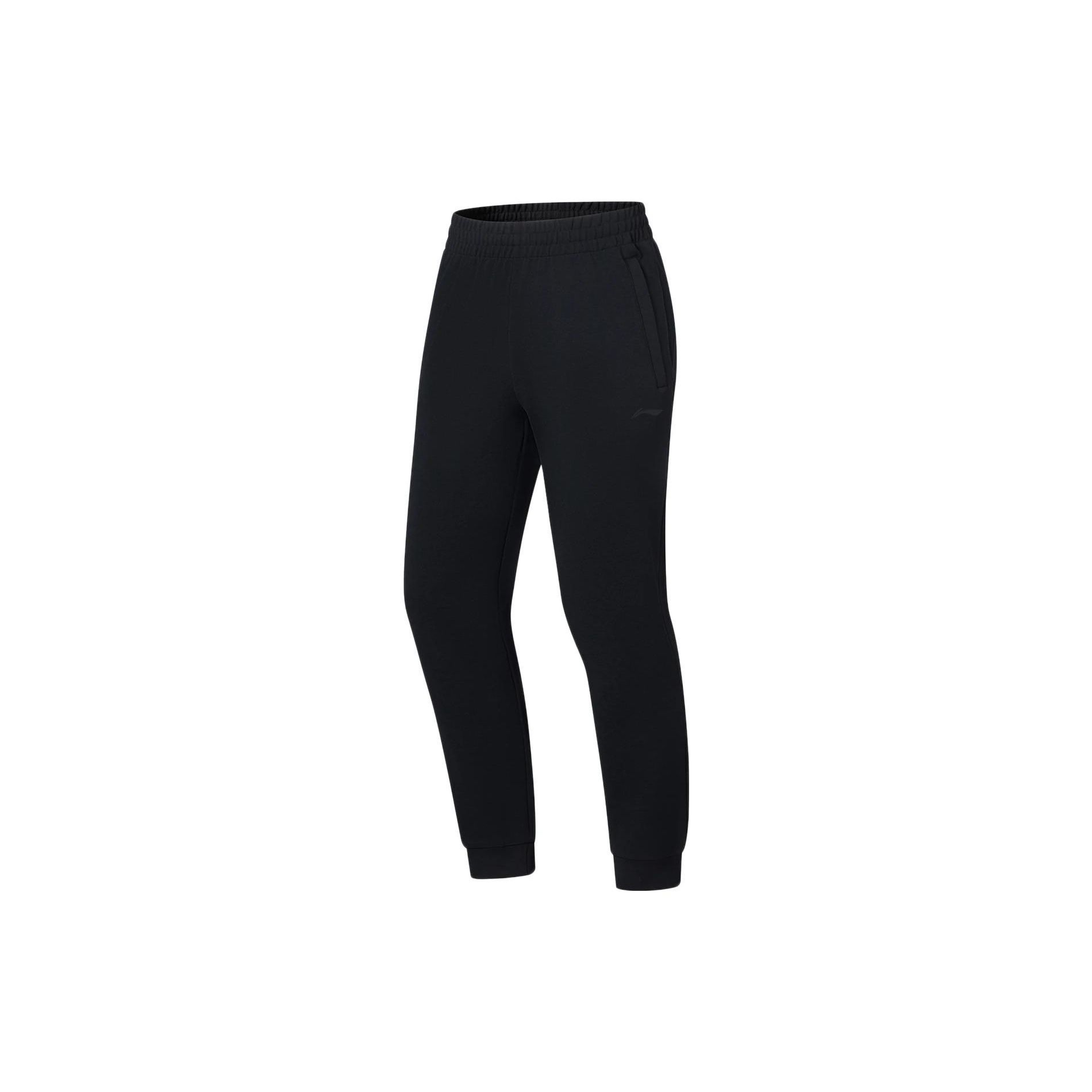 

Спортивные брюки Li Ning Fitness Series с эластичным поясом и манжетами, мужские, черные, AKLSB85-1 3XL