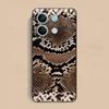 Luxury Snake Skin Texture Phone Case for Xiaomi Redmi Note 14 13 12 11 S Pro Plus 4G 5G Colorful Printing Cover Cover Cellphones