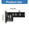 M.2 NVMe SSD Adapter Board Support 230 2260 2242 2280 Disks For RPI 5 Offer Quick Data Transfer