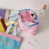 Mesh Handbag Makeup Bag Handbags for Women Makeup Pouch Portable Wash Bag Beach Bag Mobile Key Small Item Storage Bags Organizer