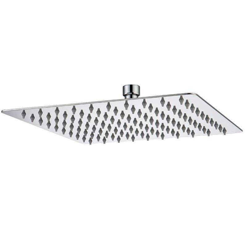 304 Stainless Steel Square Rain Shower Head Ultra Thin 10 Bathroom Rainfall Showerhead Stainless Steel
