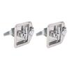 2 Pack T Handle Tool Box Lock Folding Stainless Steel Toolbox Handle Latch for RV Trailer Camper