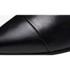 Cowhide Breathable Hole Shoes Women Mid Heeled Sandals Spring Elegant Stylish Shoes Wedding Banquet Trendy Shoes