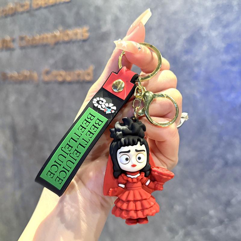 Creative Cartoon Underworld Archmage Keychain Halloween Pendant Couple Cute Car Key Chain Bag Pendant