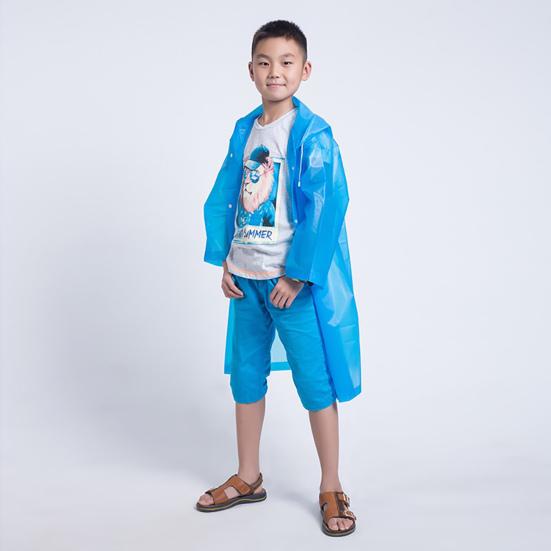 Raincoat Colorful Windproof Fast Drying Convenient Children Raincoat for Fishing