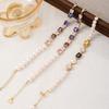 Elegant Geometric Freshwater Pearl Zircon Crystal Bracelet Women Lightweight Luxury Handcrafted Jewelry