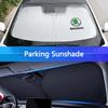 Husa pliabilă UINR6 pentru parbrizul mașinii, protecție UV, parasolar pentru Octavia Rapid Fabia Superb Kodiaq Scala Karoq Kamiq