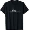 Motorcycle Heartbeat T Shirt I Love My Motorcycle. T Shirt