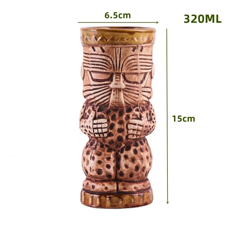 60 Types Ceramic Hawaii Tiki Mugs Creative Cocktail Glasses Beer Glass Martini Glasses Wine Glass Funny Cup Gift for Men