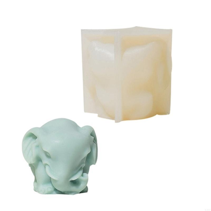 Elephant Silicone Molds Easy To Demold for Epoxy Resin Making Soap Chocolate Fondant Baking X3UC