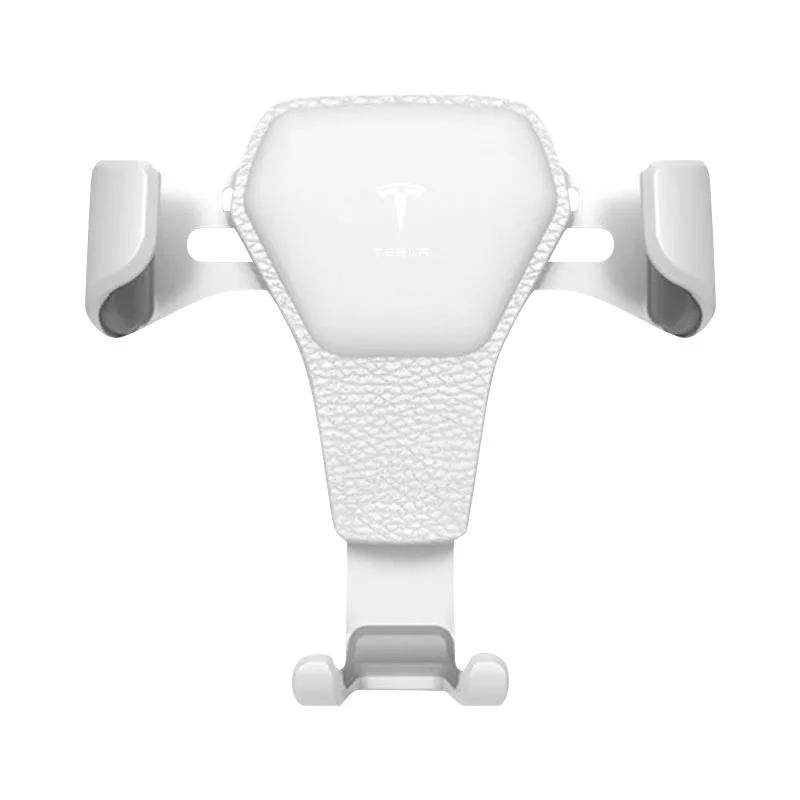 

Car Mount GPS Phone Vent Clip Installation Caps For Tesla Model 3 2022 Y X S Cc3 Cybertruck 2021 Y Juguete Roadster Coil 4 белый