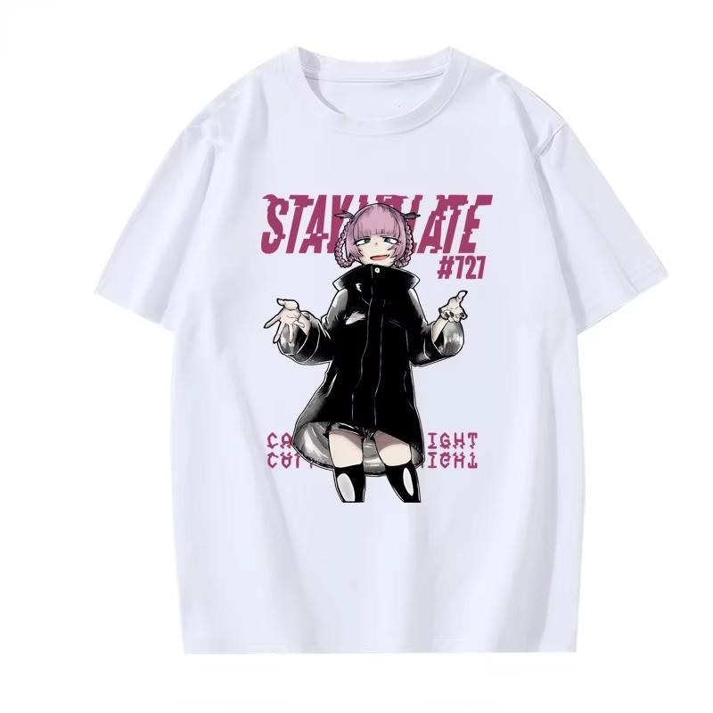 Summer Hot Sale Japan Anime Call Of The Night T-Shirt Unisex Fashion Hip Hop Streetwear Top Y2k Gothic Cotton Oversized T-Shirt