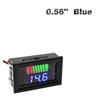 LED Digital Voltmeter Battery Fuel Gauge Health Indicator and Voltage Display