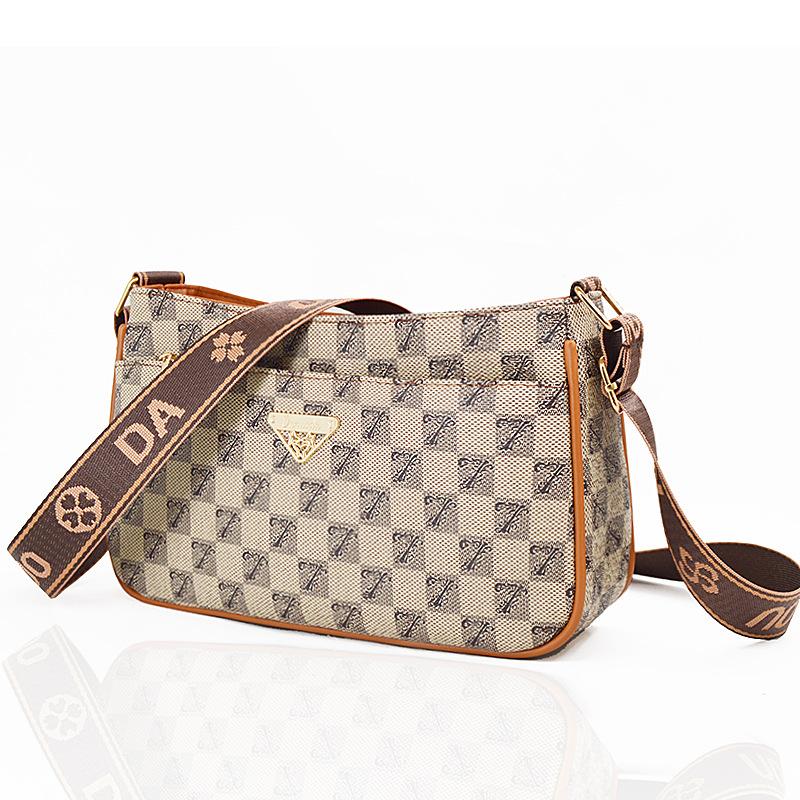 ide shoulder strap crossbody bag women's new fashion trend large capacity texture middle-aged and elderly underarm shoulder women's bag