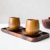 Good Quality Wooden Drinking Cup Mug Home Bar Coffee Tea Beer Juice Milk