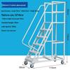 Mobile Extendable Ladder Truck for Warehouse and Supermarket Use