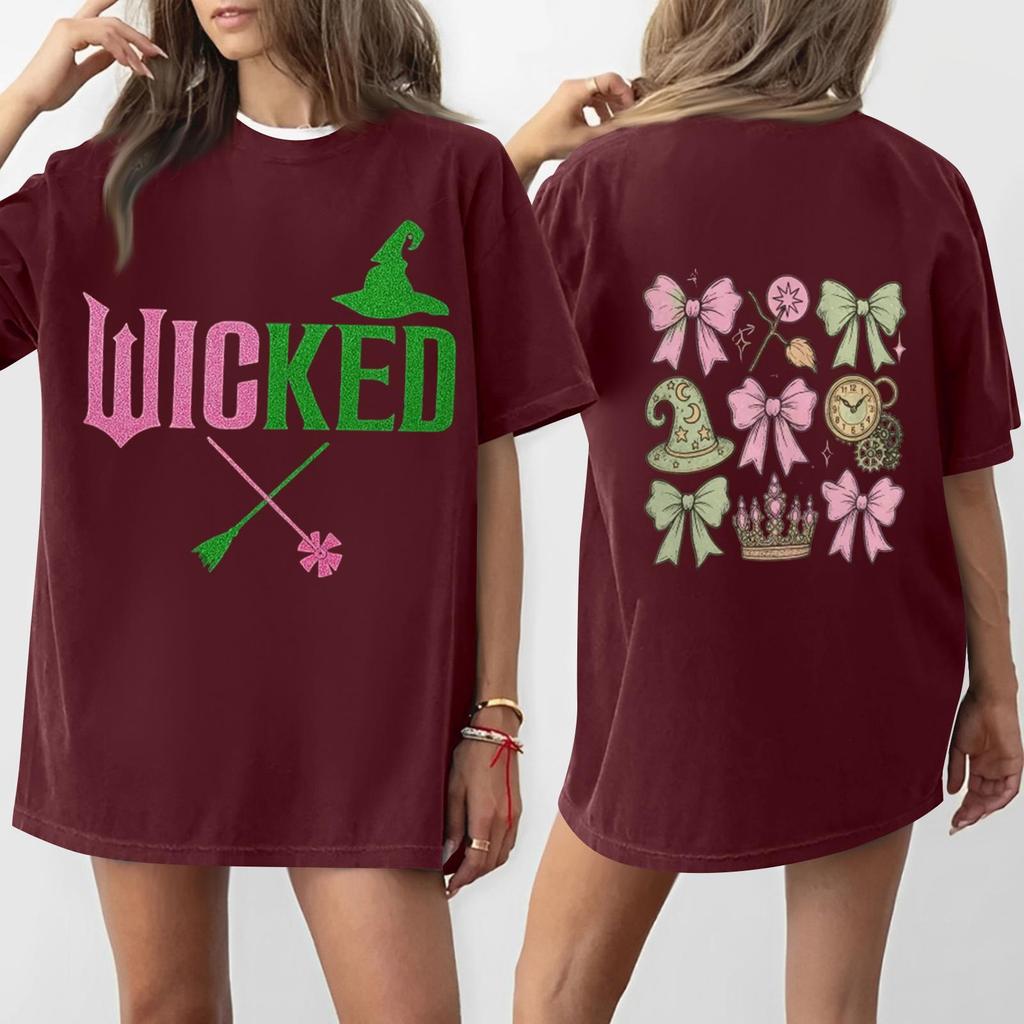 Women's Casual Fashion Round Neck Printed Short Sleeve T-Shirt Top