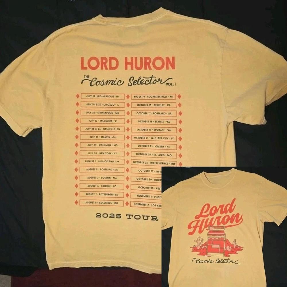 

Lord Huron Cosmic Selector 2025 Tour T-Shirt Reprint Size S-3XL 4XL