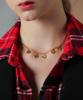 Bonbeau Kitsch Smile Coin Pendant Necklace