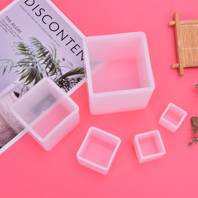 1 ks Silikónová forma na sviečku v tvare kocky DIY Forma na sadrové remeslá Štvorcová